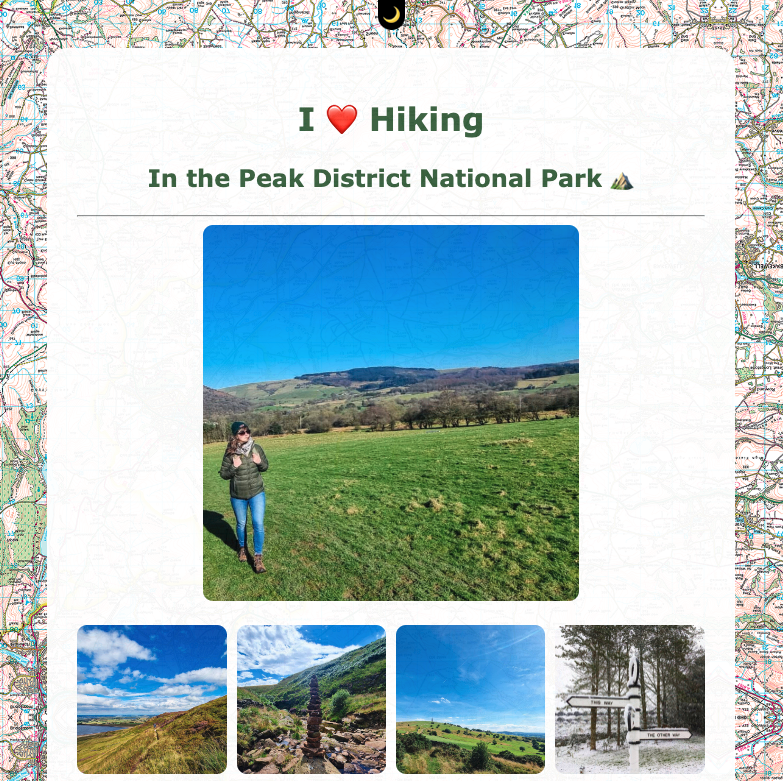 image of Hiking Page